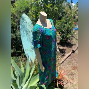 Vintage Aloha Hawaiian Dress 90s style